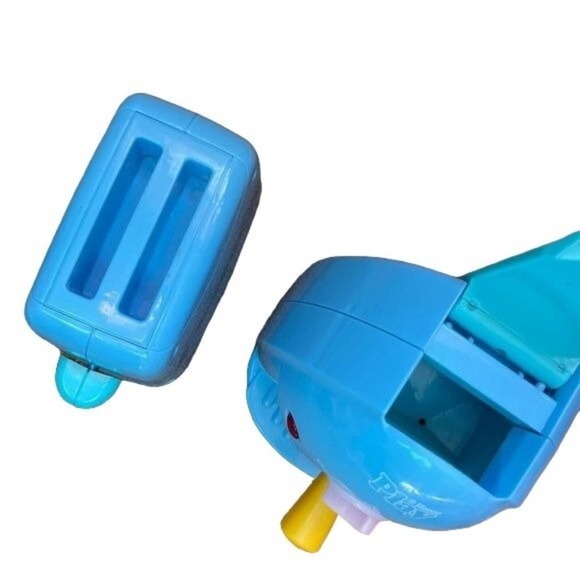 Play at Home Coffee Maker Toaster Blue Plastic Set Frother Cup Kitchen Toy - Picture 9 of 12